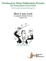 Here I Am Lord Concert Band sheet music cover